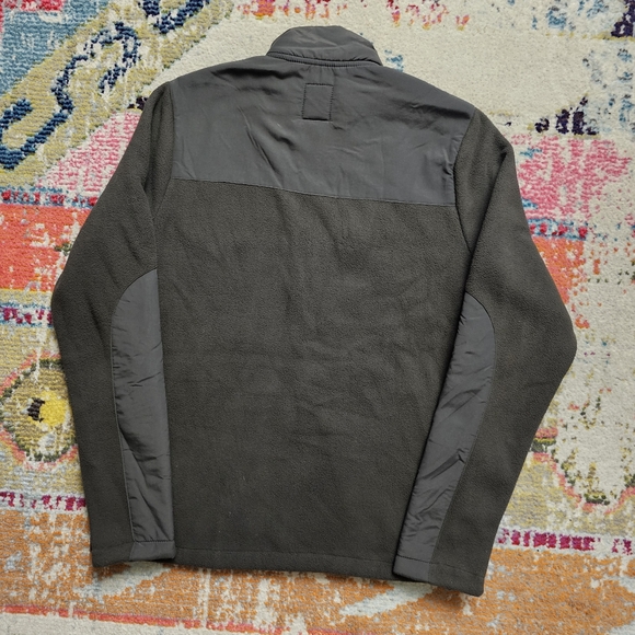 Vuori Morrow Sherpa Jacket Men Small Dark Oregano Green Long Sleeve Full Zip - Picture 13 of 15